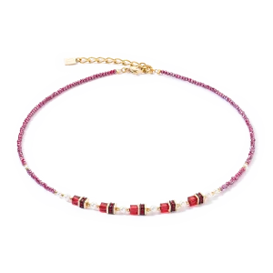 Collana Sparkling "Princess rosso"