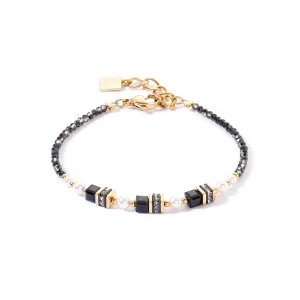 Bracciale Sparkling "Princess oro-nero"