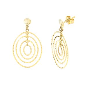 Orecchini oro "Pendenti Ovali"