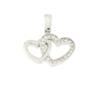 Pendente oro "Cuore doppio"