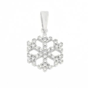 Pendente oro "Fiocco Di Neve"
