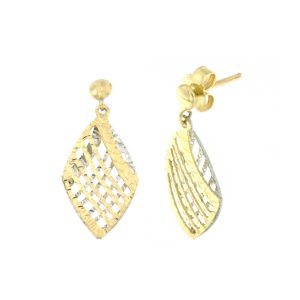 Orecchini oro "Pendenti Rombo"