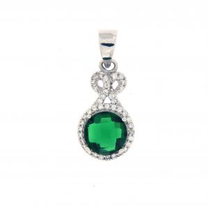 Pendente argento "Smeraldo"