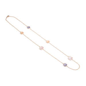 Collana lunga Madì "peach rose"