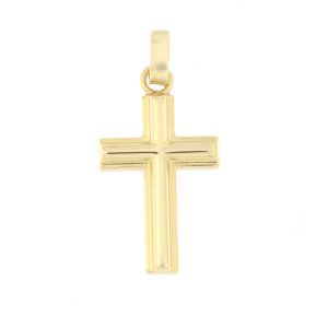 Pendente oro "Croce Bombata"