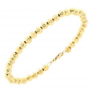 Bracciale oro "Palline Splendenti"