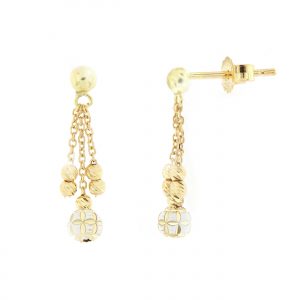 Orecchini oro "Pendenti Smalto"